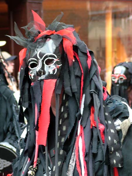 Wimborne Folk Festival,Procession,Wild Hunt Bedlam Morris,Dancer